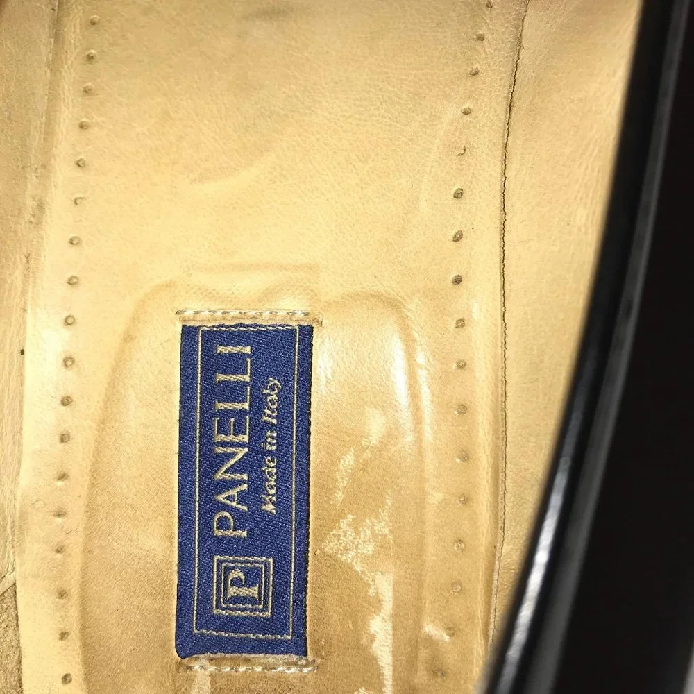 Italy Panelli leather loafers size‎ 10D